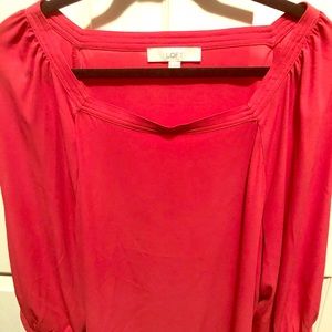 Gorgeous orangey taupe blouse